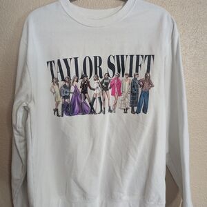 *Official Merch* Taylor Swift White Crew Neck Sweater